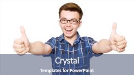  Presentation with blank whiteboard isolated on white - Slide set featuring googles modeling - funny student isolated on white background and a ocean colored foreground