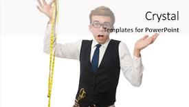  Presentation with monarch butterfly isolated on white - Cool new theme with googles modeling - young male tailor isolated backdrop and a white colored foreground