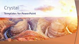  Presentation with utah - Beautiful presentation featuring goosenecks-are-a-famous-entrenched backdrop and a sky blue colored foreground