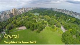  Presentation with sheep - Slide set featuring gopro - cityscape with sheep meadow background and a tawny brown colored foreground