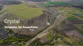  Presentation with natural - Slides having gorgeius-gorge-between-toltres background and a gray colored foreground