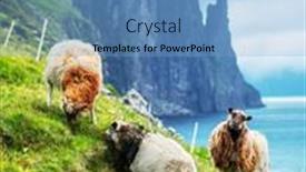  Presentation with witches - Beautiful slide deck featuring gorgeous-faroese-landscape-with-famous backdrop and a light blue colored foreground