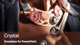  Presentation with jewelery - Cool new PPT theme with water - happy boy playing backdrop and a sky blue colored foreground