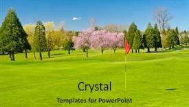  Presentation with golf course - Amazing slides having general tso s chicken with backdrop and a  colored foreground.