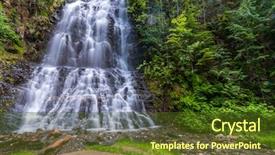  Presentation with ion - Presentation featuring gorgeous ione falls in british background and a tawny brown colored foreground