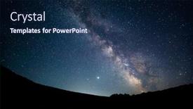  Presentation with ukraine - Presentation design featuring gorgeous-night-landscape-with-bright background and a navy blue colored foreground