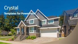  Presentation with colorful - PPT theme featuring gorgeous outdoor landscape in suburb background and a ocean colored foreground