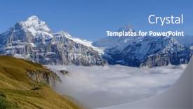  Presentation with first - Slide set consisting of gorgeous-picturesque-location-first-named background and a teal colored foreground