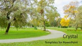  Presentation with vancouver - Amazing slide set having gorgeous walk in the park john hendry park in vancouver canada backdrop and a yellow colored foreground