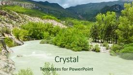  Presentation with monuments historiques france - Audience pleasing slides consisting of gorges du verdon provence france backdrop and a soft green colored foreground