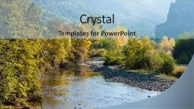  Presentation with france history philosophy - Colorful PPT theme enhanced with gorges du verdon provence france backdrop and a light blue colored foreground