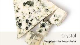  Presentation with white cheese - Amazing presentation having fungus - gorgonzola cheese isolated backdrop and a lemonade colored foreground