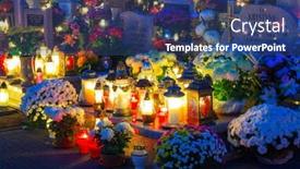  Presentation with catholic saints - Beautiful slides featuring gorna-grupa-poland-nov-1 backdrop and a ocean colored foreground