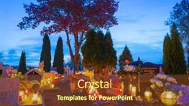  Presentation with catholic saints - Audience pleasing theme consisting of gorna-grupa-poland-nov-1 backdrop and a tawny brown colored foreground