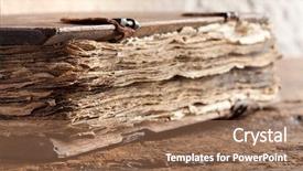 Presentation theme having medieval page gospel book of  