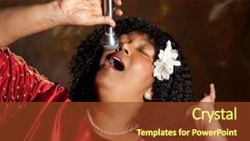  Presentation with gospel - Amazing presentation having gospel singer singing a hymn backdrop and a tawny brown colored foreground