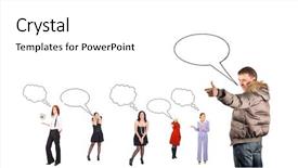  Presentation with pop art - Colorful PPT theme enhanced with gossip pop art - comic books backdrop and a white colored foreground