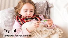  Presentation with temperature - Presentation design with got cold and checking temperature background and a lemonade colored foreground