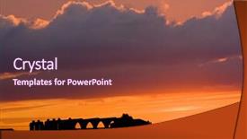  Presentation with gothic - Colorful slides enhanced with gothic-aqueduct-morella-comunidad-valenciana backdrop and a tawny brown colored foreground