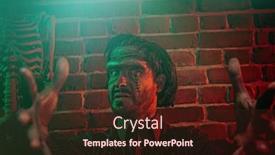  Presentation with gothic - Slide set having gothic-novel-horror-halloween background and a wine colored foreground