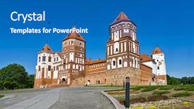  Presentation with gothic castle - Amazing slide set having gothic style in mir backdrop and a  colored foreground