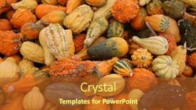  Presentation with colorful - Presentation theme enhanced with gourds-a-collection-of-colorful background and a red colored foreground