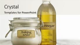  Presentation with gout - Theme with gout - apple cider vinegar and baking background and a soft green colored foreground