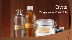  Presentation with apple cider vinegar - Audience pleasing slide deck consisting of gout - baking soda and apple cider backdrop and a wine colored foreground