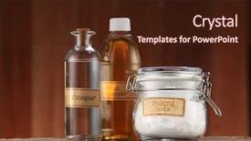  Presentation with apple cider vinegar - PPT layouts consisting of gout - baking soda and apple cider background and a wine colored foreground