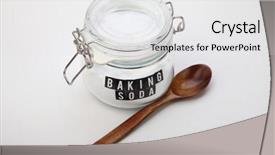  Presentation with soda - Audience pleasing presentation theme consisting of gout - wooden spoon and jar backdrop and a white colored foreground