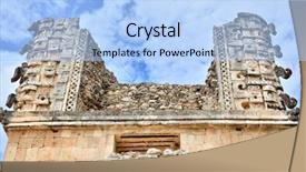  Presentation with mayan - Presentation featuring governer - governor's palace - mayan ruins background and a light blue colored foreground