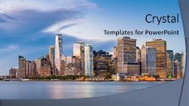  Presentation with new york - Slides having governer - new york new york usa background and a  colored foreground