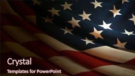  Presentation with american government - PPT theme having government - american flag background background and a wine colored foreground