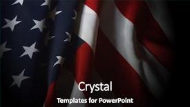  Presentation with american government - Audience pleasing slide deck consisting of government - american flag background backdrop and a wine colored foreground