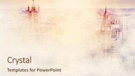  Presentation with westminster - Slide deck consisting of government - big ben the palace background and a cream colored foreground