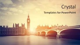  Presentation with westminster - Amazing theme having government - big ben westminster bridge backdrop and a lemonade colored foreground