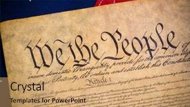  Presentation with american government - Audience pleasing PPT layouts consisting of government - constitution of the united states backdrop and a coral colored foreground