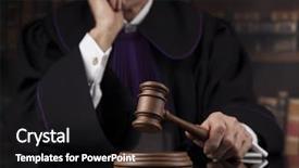  Presentation with courtroom - Theme having government - courtroom judge male judge background and a wine colored foreground