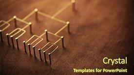  Presentation with organization - Presentation theme enhanced with government - hierarchy command chain company organization background and a tawny brown colored foreground