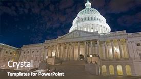  Presentation with facade - Cool new theme with government - night shot of the eastern backdrop and a tawny brown colored foreground