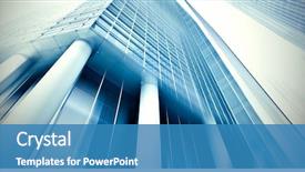  Presentation with architecture glass - PPT layouts enhanced with government - panoramic and perspective wide angle background and a teal colored foreground
