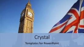  Presentation with parliament - Cool new slide set with government - uk flag with big ben backdrop and a light blue colored foreground