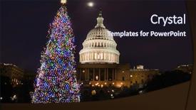  Presentation with united states capitol building - Amazing PPT theme having government - united states capitol building backdrop and a wine colored foreground