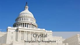  Presentation with capitol - Cool new presentation theme with government - us capitol washington dc backdrop and a soft green colored foreground