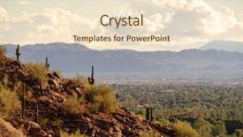  Presentation with arizona - Presentation theme with government - view of phoenix and tempe background and a lemonade colored foreground