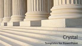  Presentation with architectural - PPT theme with government - washington dc architectural detail background and a soft green colored foreground