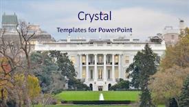  Presentation with white house - Cool new slides with government - white house in autumn backdrop and a lemonade colored foreground