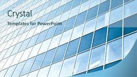  Presentation with tea pouring into glass transparent - PPT layouts consisting of government border - transparent glass wall of office background and a  colored foreground