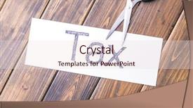  Presentation with government - Colorful theme enhanced with government budget cuts - cut paper with word taxes backdrop and a lemonade colored foreground