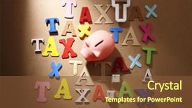  Presentation with government - Beautiful PPT layouts featuring government budget cuts - saving for lot of tax backdrop and a tawny brown colored foreground